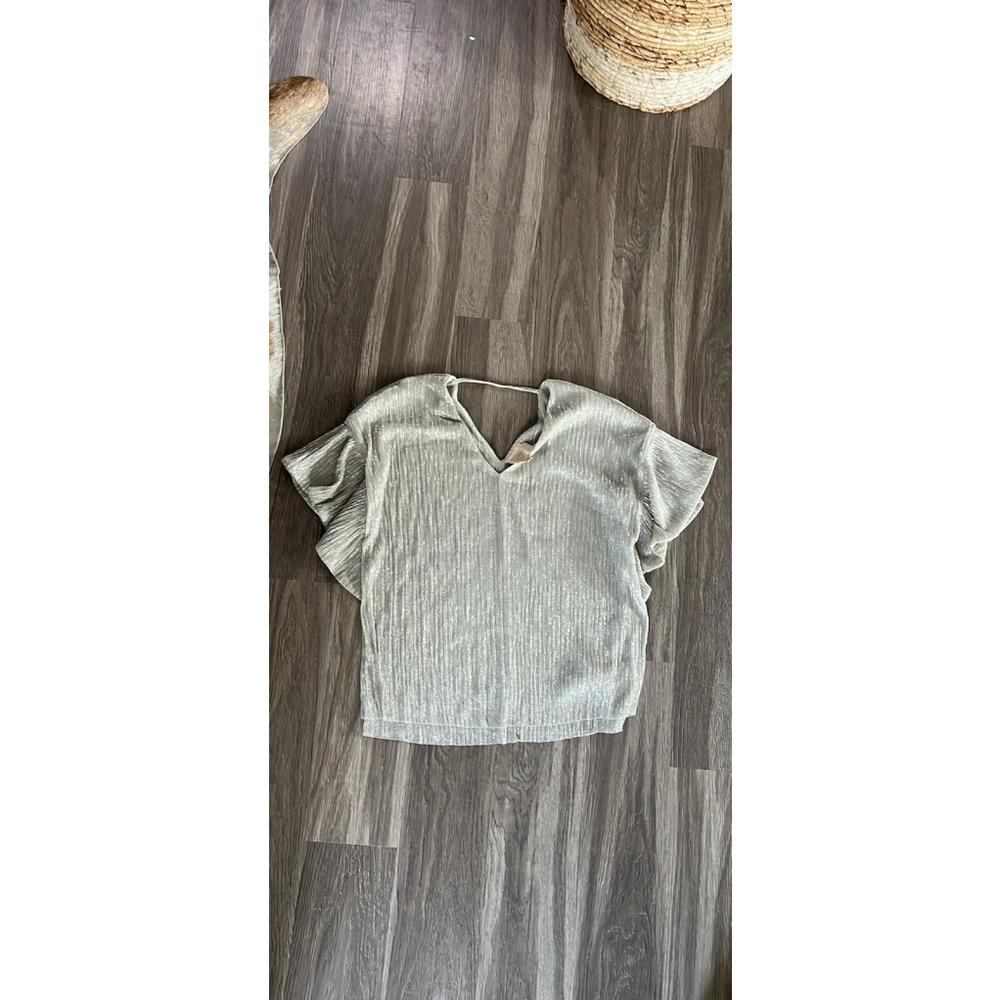 Gold Batwing Blouse size XS